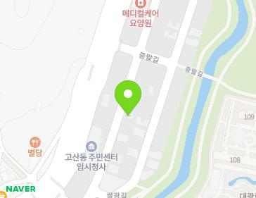 경기도 의정부시 바대논길 28 (고산동) 지도