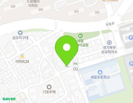 경기도 의정부시 추동로124번길 22 (신곡동) 지도