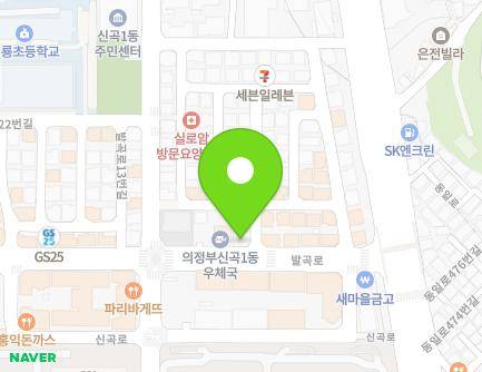 경기도 의정부시 발곡로 23 (신곡동) 지도