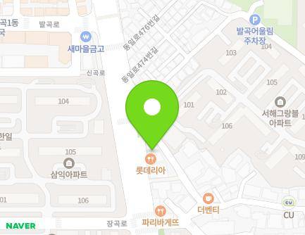 경기도 의정부시 동일로 462 (신곡동) 지도