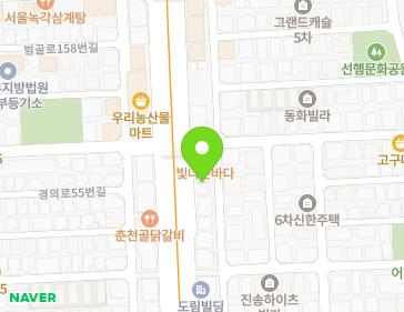 경기도 의정부시 신흥로 206 (의정부동, 청홍빌딩) 지도