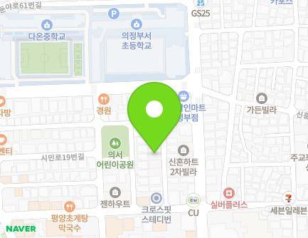 경기도 의정부시 둔야로33번길 8-13 (의정부동, 효성쉐르빌) 지도