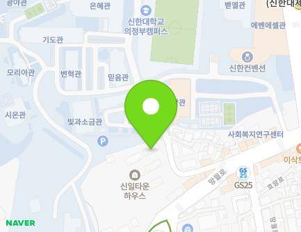경기도 의정부시 망월로 18-17 (호원동, 신일타운하우스) 지도