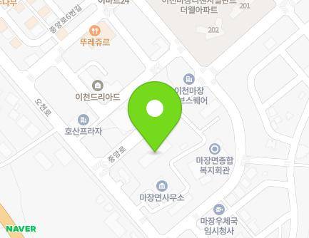 경기도 이천시 마장면 중앙로 87 (마장119안전센터) 지도