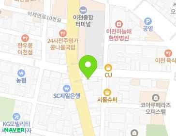 경기도 이천시 이섭대천로 1190 (중리동) 지도