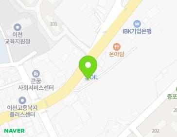 경기도 이천시 이섭대천로 1324 (증포동, 수경주유소) 지도