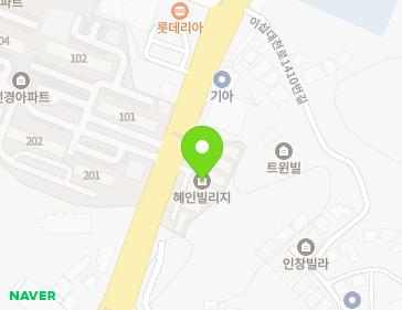 경기도 이천시 이섭대천로 1394 (증포동, 혜인빌리지) 지도