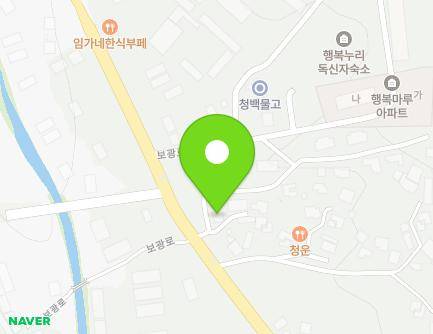 경기도 파주시 광탄면 보광로 598-7 (흑표범회관) 지도