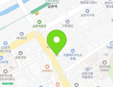 경기도 파주시 중앙로 322 (금촌동) 지도
