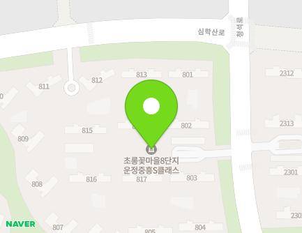 경기도 파주시 심학산로 234 (동패동, 초롱꽃마을8단지) 지도