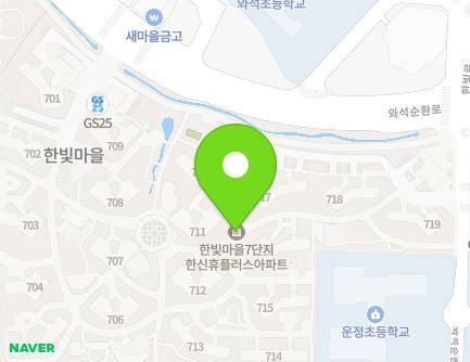 경기도 파주시 와석순환로 61 (야당동, 한빛마을7단지) 지도