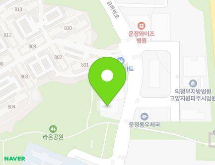 경기도 파주시 금바위로 35 (와동동, 유정유치원) 지도