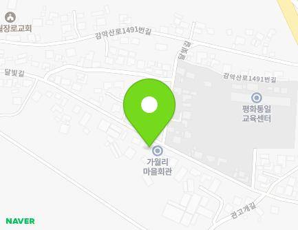 경기도 파주시 적성면 달빛길 81 (가월리마을회관) 지도