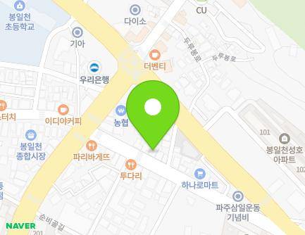 경기도 파주시 조리읍 봉천로 22-1 (고석호치과) 지도
