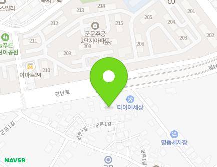 경기도 평택시 평남로 382 (군문동) 지도