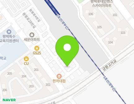 경기도 평택시 원평로28번길 51 (군문동) 지도