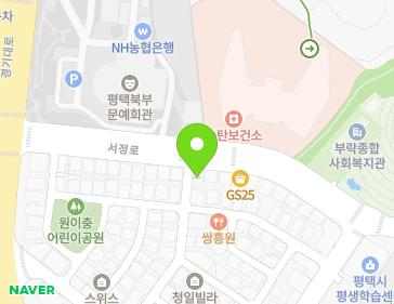 경기도 평택시 이충로108번길 32 (서정동, (주)성신주택) 지도
