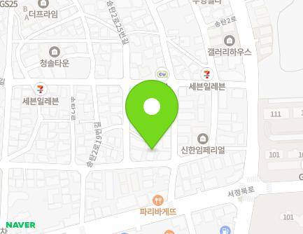 경기도 평택시 송탄2로 27-2 (서정동, 형제원룸) 지도