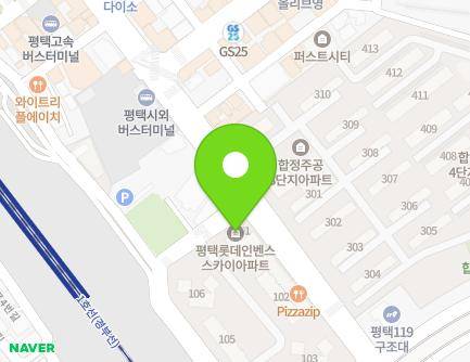 경기도 평택시 평택로 17 (평택동, 롯데인벤스 스카이) 지도