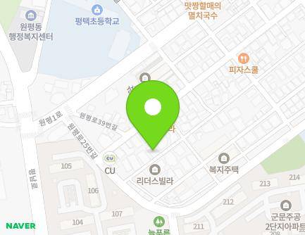 경기도 평택시 원평로35번길 56 (평택동, 하나빌) 지도