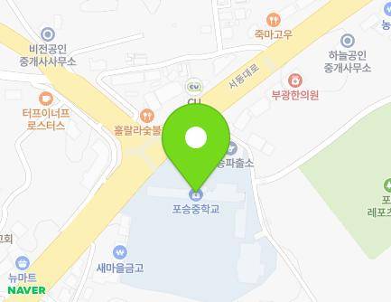 경기도 평택시 포승읍 서동대로 1138 (포승중학교) 지도