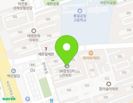 경기도 평택시 참이슬길 5 (합정동, SK2차 합정아파트) 지도