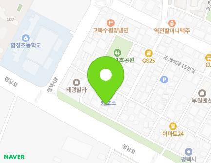 경기도 평택시 조개터로1번길 30 (합정동, 부원맨션) 지도