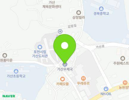 경기도 포천시 가산면 선마로 225 (가산우체국) 지도