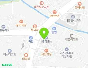 경기도 포천시 내촌면 내촌로 60 지도