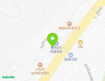 경기도 포천시 내촌면 금강로 2019 지도