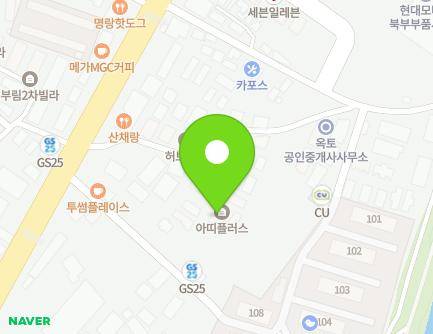 경기도 포천시 호국로982번길 13-3 (선단동, 아띠플러스) 지도