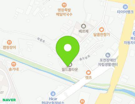 경기도 포천시 소흘읍 솔모루로169번길 8-2 (월드홈타운) 지도