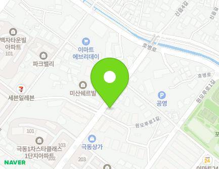 경기도 포천시 원모루로2길 44 (신읍동, 허브캐슬) 지도