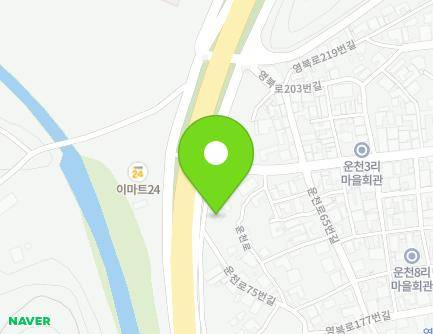 경기도 포천시 영북면 운천로75번길 3 (호수빌라) 지도