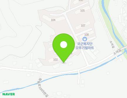경기도 포천시 일동면 소야길 58 (더원빌리지) 지도