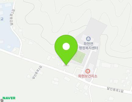 경기도 포천시 화현면 달인동로1길 51 (화현면의용소방대) 지도