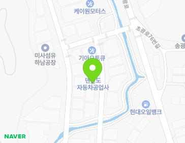 경기도 하남시 초광산단동로6번길 16 (광암동) 지도