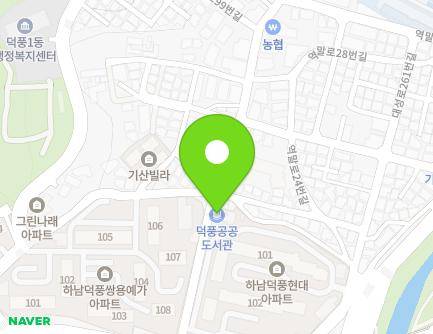 경기도 하남시 역말로 14 (덕풍동, 덕풍도서관) 지도