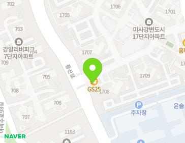 경기도 하남시 미사강변서로 167-2 (망월동, 미사강변도시17단지) 지도