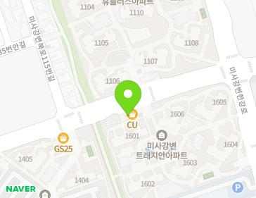 경기도 하남시 미사강변북로 130-1 (망월동, 미사강변트래지안) 지도
