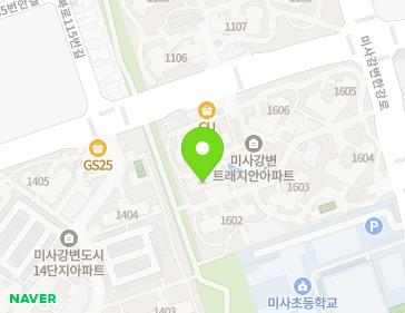 경기도 하남시 미사강변북로 130-3 (망월동, 미사강변트래지안) 지도