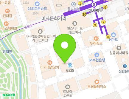 경기도 하남시 미사강변중앙로170번길 10 (망월동, 신성프라자) 지도