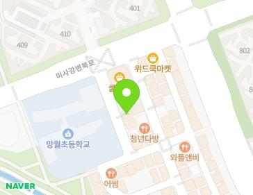 경기도 하남시 미사강변북로24번길 13 (망월동) 지도