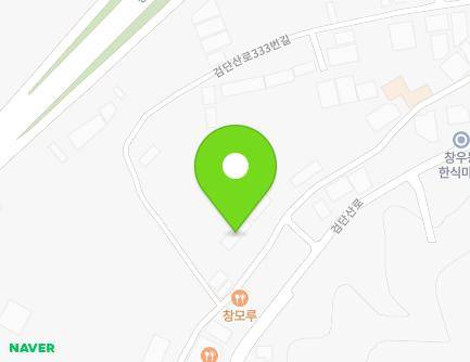 경기도 하남시 검단산로 307-9 (창우동) 지도