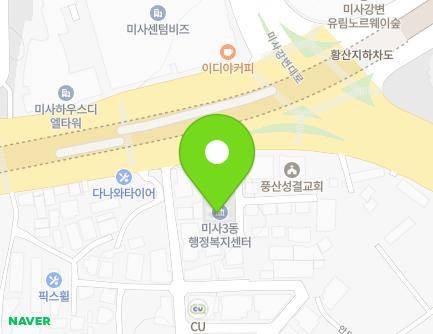 경기도 하남시 하남대로 1037-4 (풍산동, 미사3동행정복지센터) 지도