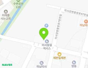 경기도 하남시 미사강변중앙로31번길 30 (풍산동, 미사동일넥서스) 지도