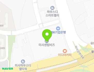 경기도 하남시 조정대로 45 (풍산동, 미사센텀비즈) 지도