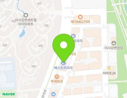 경기도 하남시 미사강변대로 76 (풍산동, 미사베스트프라자) 지도