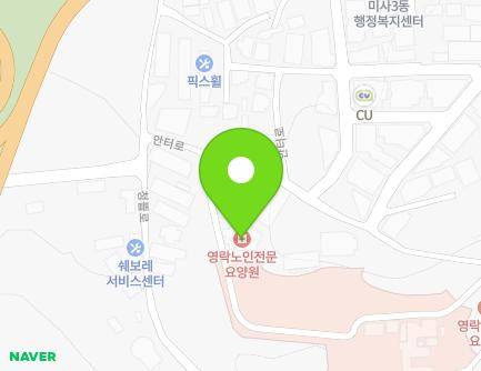 경기도 하남시 안터로 55 (풍산동, 영락노인전문요양원) 지도