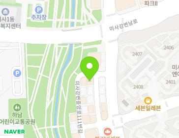 경기도 하남시 미사강변중앙로111번안길 55 (풍산동) 지도